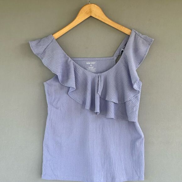 🎉5 for $45 🎉Nine West Top Blouse Shirt Size XS - Picture 2 of 4